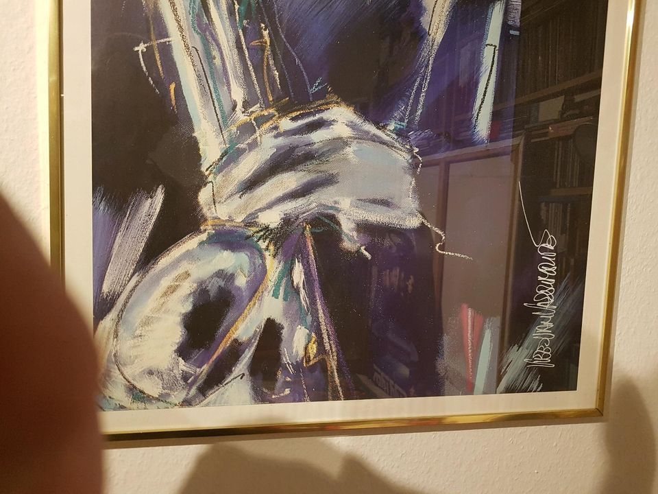 Coleman Hawkins  XL Jazzbild als Kunstdruck mit tollem Rahmen ! in Düsseldorf