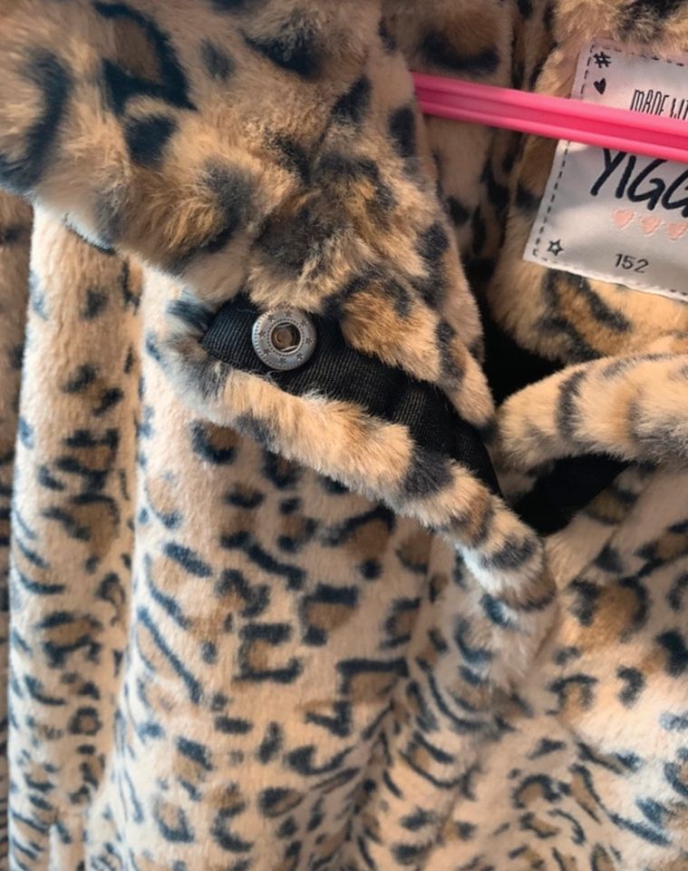 Mädchen Fell Jacke Plüsch Jacke Leo Leopard H&m in Barmstedt