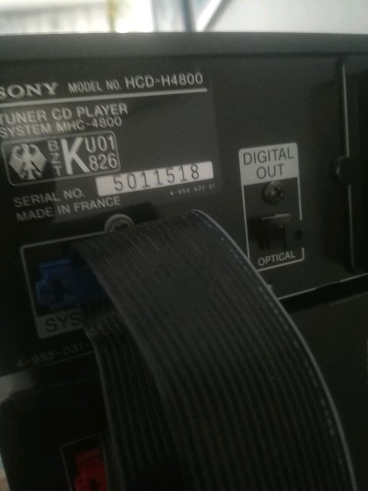 SONY Stereoanlage MHC-4800 Mini HiFi Verstärker CD MC Tuner OVP in Wiesbaden