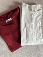 Set: C&A Mama T-Shirt, Dunkelrot 38, H&M Mama Top Weiß Nordrhein-Westfalen - Gütersloh Vorschau