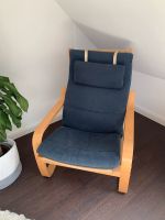 Ikea Poeng Sessel dunkelblau Niedersachsen - Nienhagen Vorschau