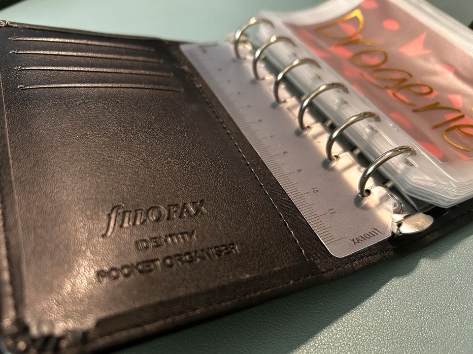 Original Filofax Pocket inkl. 10 zipper in Bergen