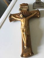 Kruzifix Kreuz schweres Holz mit Gold Bayern - Weiden (Oberpfalz) Vorschau