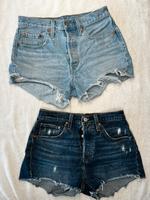 2er Set Levi‘s Jeans Shorts Gr. 27 salsa destiny+light-blue Niedersachsen - Seelze Vorschau
