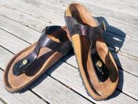 Birkenstock Zehentrenner sandlanen schwarz gr. 39 Nordrhein-Westfalen - Detmold Vorschau