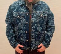 Dsquared2 Jeansjacke Neu Größe XXL Blau Patches Hessen - Dreieich Vorschau