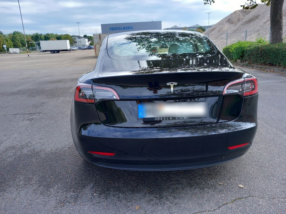 Tesla Model 3 SR AHK schwarz/weiss in Wiesloch
