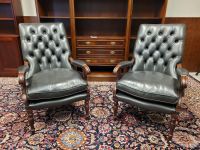 2 Englischer Chesterfield Library chair stuhl schwarz sessel Nordrhein-Westfalen - Brüggen Vorschau