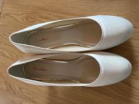 Brautschuhe Rainbow ivory Satin Gr 39 Rheinland-Pfalz - Molzhain Vorschau