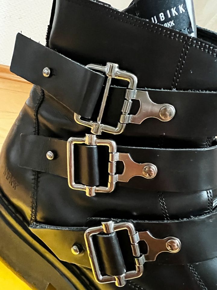 NUBIKK Boots Damen - Fae Buckle - schwarz -Gr. 41 in Maxdorf