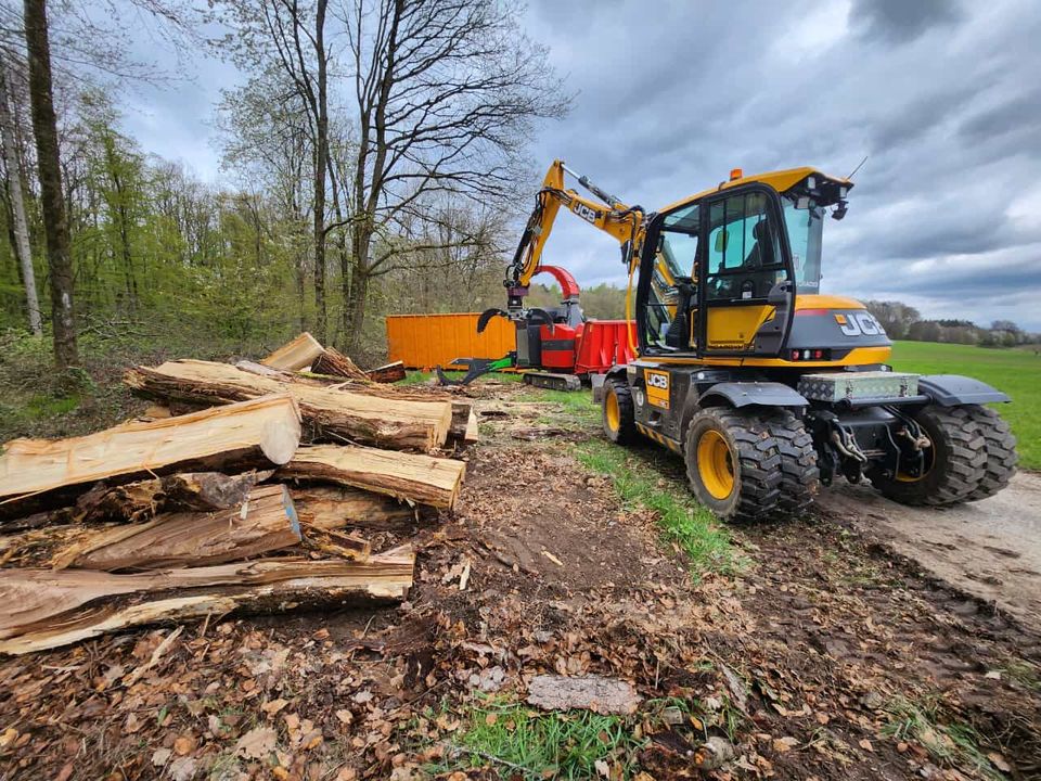 MOBILBAGGER - JCB HYDRADIG 110W mit GARANTIE (40 kmh, Kurzheck) in Burghaun