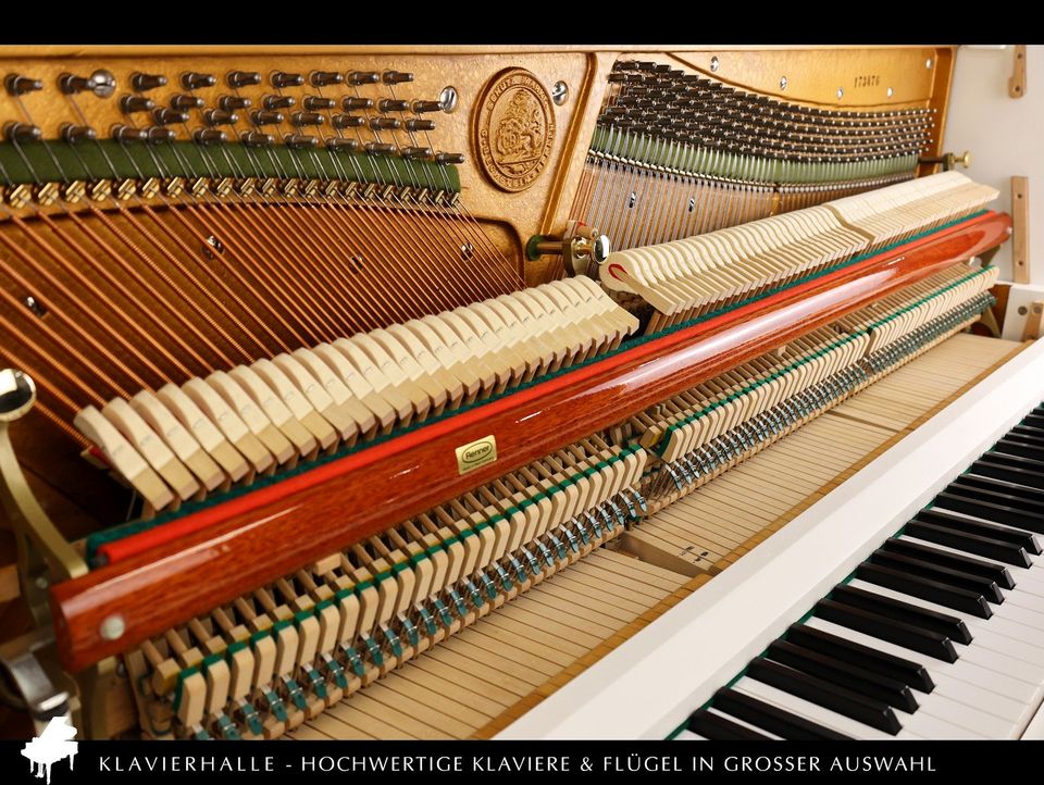 Klangvolles C.Bechstein Klavier, 114cm, weiss satiniert ★ Bj.1980 in Altenberge
