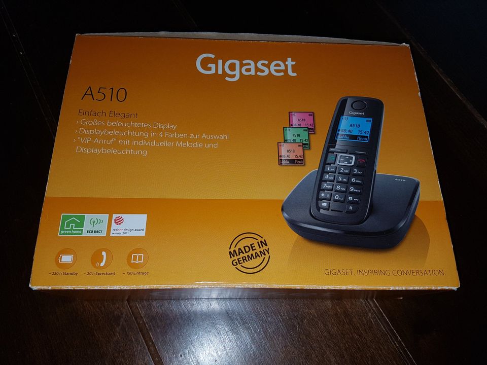 Schnurloses Telefon GIGASET A510 – wie neu – Komplettangebot in Plochingen