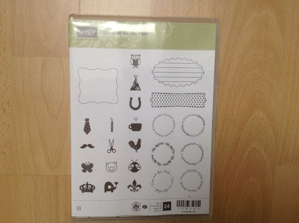 Stampin'Up! Neu Stempelset Gruß für alle Fälle + Whats your Type in Schüttorf