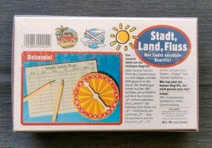 Stadt-Land-Fluss, Tolles Reisespiel, Spiel OVP! in Wittorf