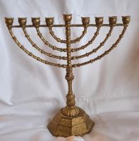 Chanuka Messing Kerzenständer aus Israel Dithmarschen - Meldorf Vorschau