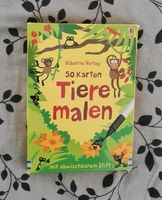 NEU Usborne 50 Karten Tiere malen Nordrhein-Westfalen - Detmold Vorschau