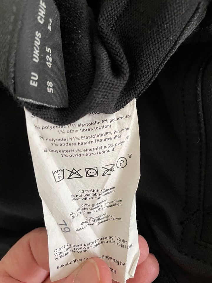 Arbeitshose Stretch von Cordura Gr 58 schwarz in Bocholt