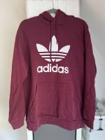 Adidas Hoodie Pullover weinrot Gr. L Nordrhein-Westfalen - Gummersbach Vorschau