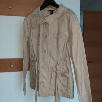 Beige sportliche Jacke mit Bindegürtel Gr 40 Rheinland-Pfalz - Bernkastel-Kues Vorschau