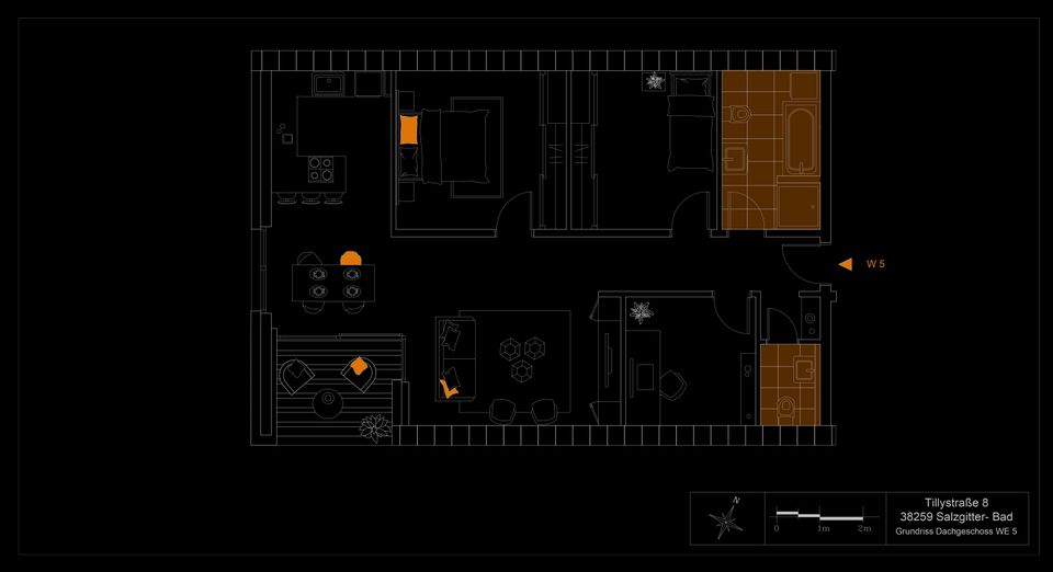 Wohnen im Zentrum - Neubau LOFT Eigentumswohnung in Salzgitter-Bad - 4 Zimmer - 2. OG - Fahrstuhl - PKW Stellplatz/Garage - Barrierefrei - Offener Wohn-/Essbereich - Bodentiefe Fenster in Salzgitter