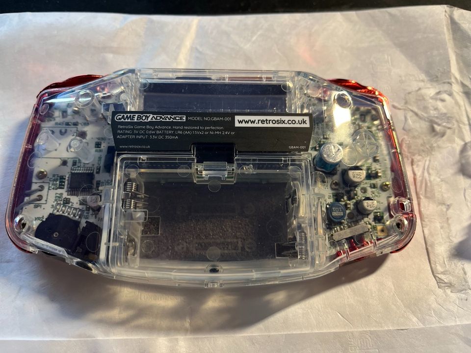 Nintendo Gameboy Advance crystal clear TOP in Leipzig