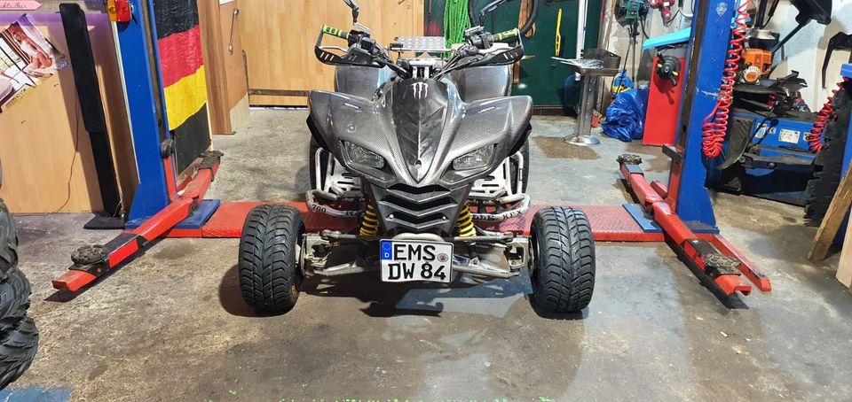 Quad Kawasaki kfx 700 tüv neu in Holzhausen an der Haide