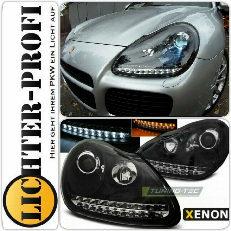 Led Xenon Scheinwerfer schwarz für Porsche Cayenne 9PA BJ 02 - 07 in Hessen  - Calden | Tuning & Styling Anzeigen | eBay Kleinanzeigen ist jetzt  Kleinanzeigen