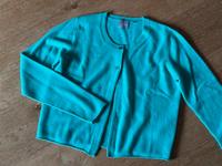 Cardigan Strickjacke Jäckchen türkis-grün 100% Cashmere Kaschmir Bayern - Wolfratshausen Vorschau