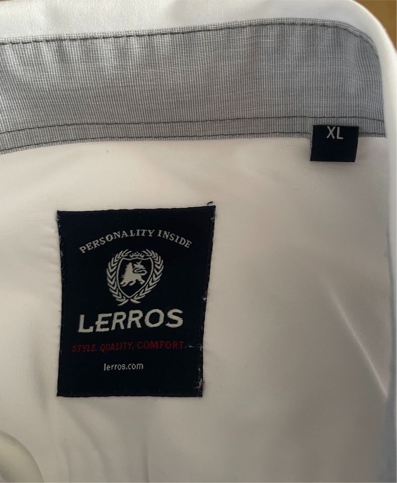 Kurzarm Hemd von Lerros Größe XL in Rödermark