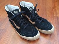 VANS Sneaker Skaterschuhe Sk8-Hi Zip schwarz gold Glitzer Gr. 38 Hannover - Mitte Vorschau