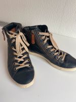 Paul Green Turnschuh Sneaker Gr.5 blau Reißverschluss Niedersachsen - Obernkirchen Vorschau