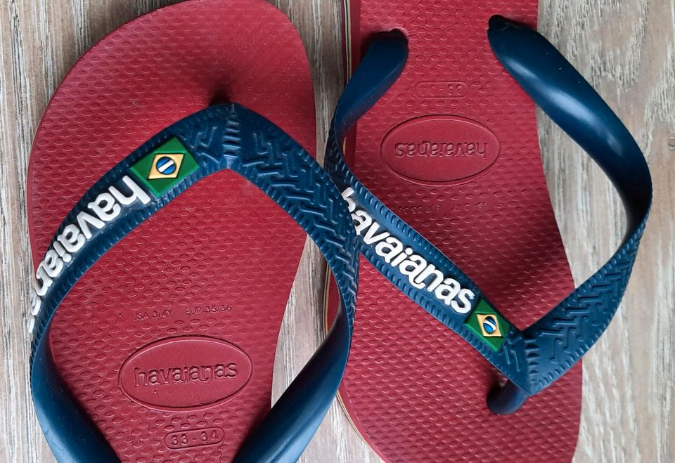 Havaianas Brasil Zehentrenner, Flip Flops, Gr. 33-34 *TOP* in Maintal