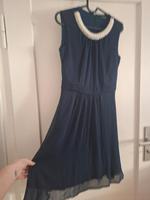 Kleid dunkelblau mit Perlenkragen Bayern - Erlangen Vorschau