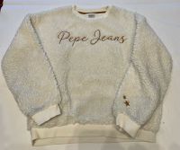 Pepe Jeans Teddy-Pullover, weiß mit Stickerei, Gr. S/164 Rheinland-Pfalz - Trassem Vorschau