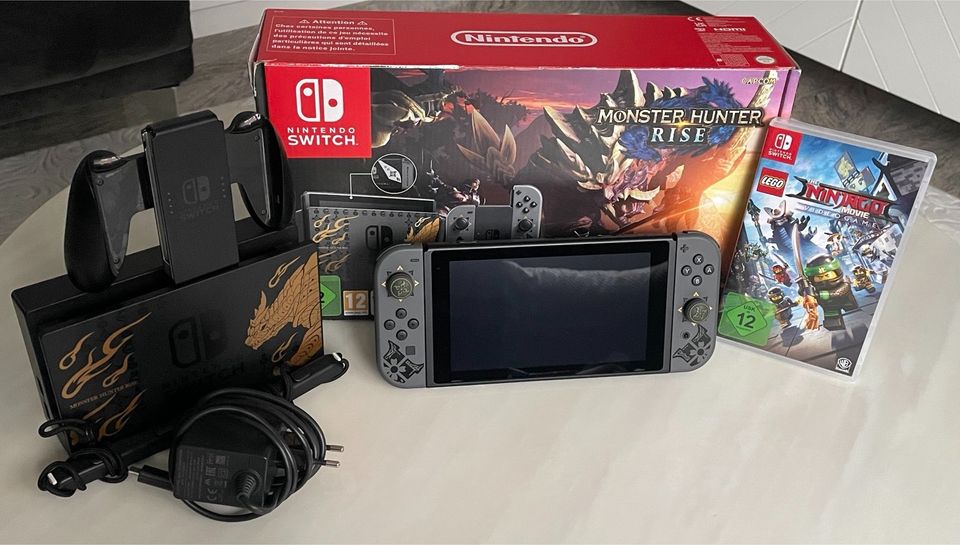 Nintendo Switch V2 Monster Hunter Rise Edition heute für 280€ in Gummersbach