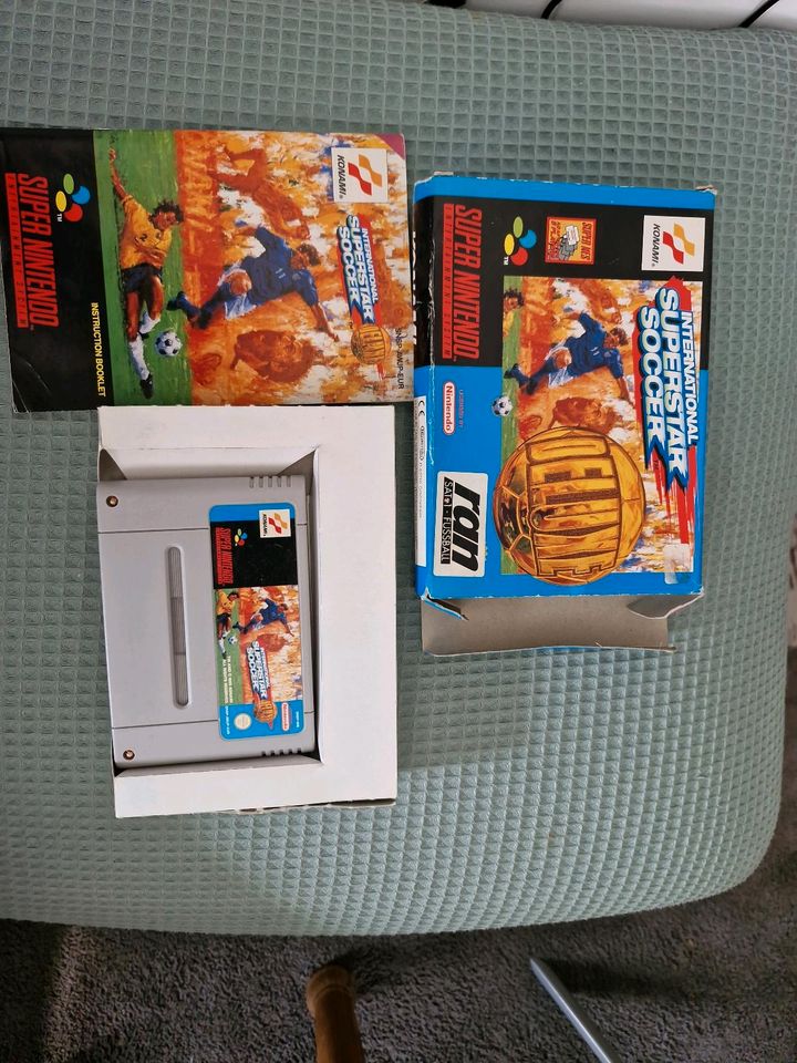 International Superstar Soccer Super Nintendo Snes in Schweich