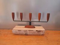 Teak Dänish Design Holz Kerzenständer Kerzenhalter vintage Hessen - Weilrod  Vorschau