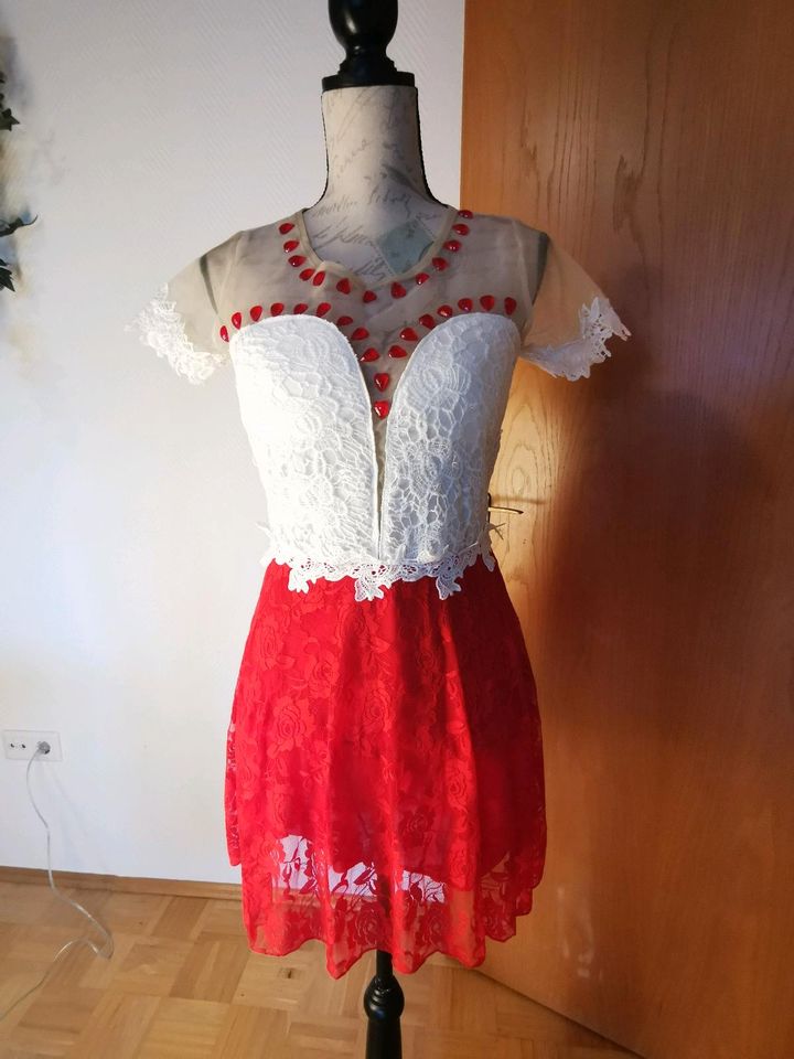 Karneval Fasching Kostüm Valentinstag Kleid Gr. M in Bielefeld