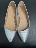 Superschöne Ballerina echtes Leder 5th Avenue Silber Damen gr. 37 Nordrhein-Westfalen - Lüdinghausen Vorschau