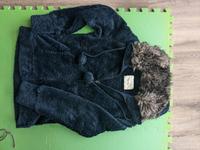 Flauschige Zipjacke mit Kunstfellkragen dunkelblau S Bayern - Adelsdorf Vorschau