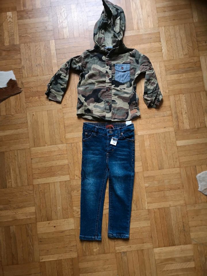 7 for all mankind Set 18 Mon Jeans NEU Hemd Camouflage in Ennepetal