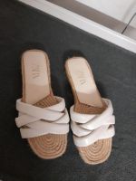 ZARA Pantolette Sisal weiss 39 Hessen - Melsungen Vorschau