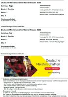 2x WE Ticket Deutsche Meisterschaften 2024 Leipzig - Lindenthal Vorschau