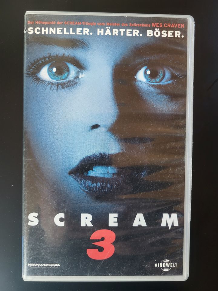 Scream 3 Videokassette VHS in Weinsberg