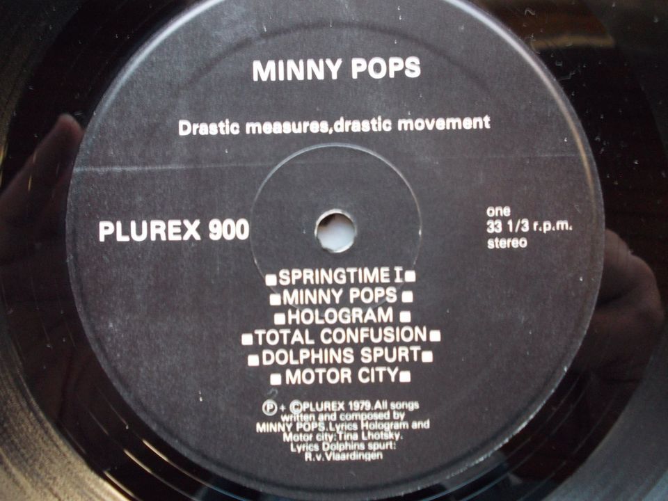 MINNY POPS - Drastic Measures - Schallplatte Vinyl LP (1979) in Kaiserslautern