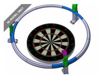 Dartboard LED Ring and Camera Mount V2 3D gedruckt Bayern - Bodenmais Vorschau