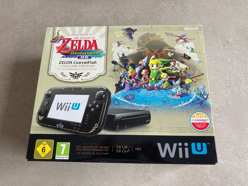 Wii U Konsole Zelda Wind Waker Limited Edition Neu in Metten