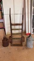Antike Sackkarre Vintage Gusseisen Holz Retro Ölkanne deko Nordrhein-Westfalen - Minden Vorschau