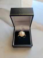 Perlenring, 10 mm Perle, Silber vergoldet Rheinland-Pfalz - Kirn Vorschau